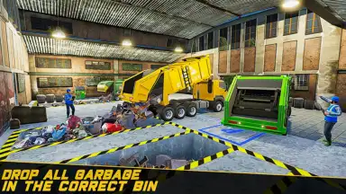 Captura de tela de Offroad Truck Simulator - Garbage Truck Game 5