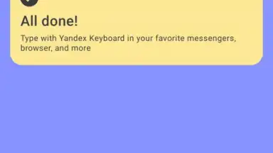 Captura de tela de Yandex Keyboard 13