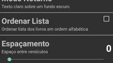 Captura de tela de Biblia fuera de línea 1