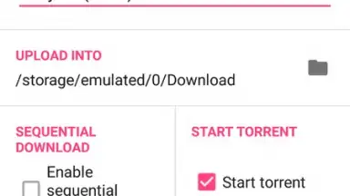 Captura de tela de LibreTorrent 6
