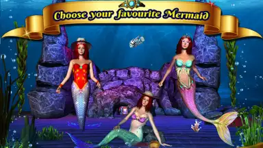 Captura de tela de Cute Mermaid Simulator 3D 5
