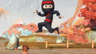 Captura de tela de Clumsy Ninja 2