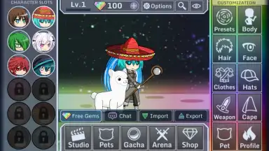 Captura de tela de Gacha Studio (Anime Dress Up) 5