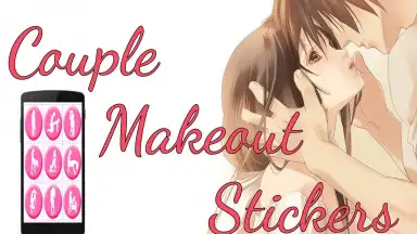 Captura de tela de Couple Makeout Stickers 1