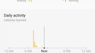 Captura de tela de Samsung Health 6
