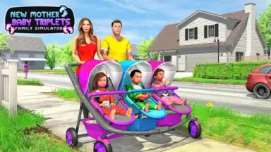 Captura de tela de Mother Simulator Triplet Baby 1