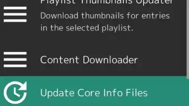 Captura de tela de RetroArch 15