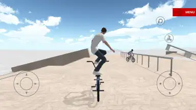 Captura de tela de BMX Space 5