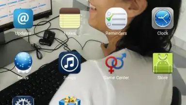 Captura de tela de Transparent Screen Launcher 1