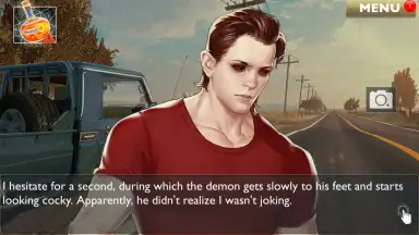 Captura de tela de Is it Love? Fallen Road 5