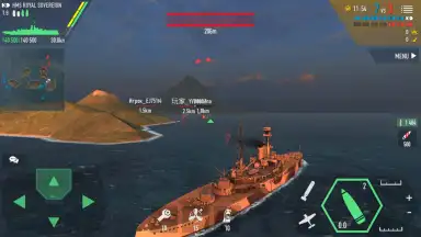 Captura de tela de Battle of Warships 4