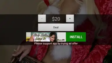 Captura de tela de Sexy Strip Blackjack Christmas 3