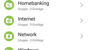 Captura de tela de Keepass2Android 6