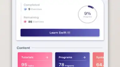 Captura de tela de Swift Tutorial - Simplified 7