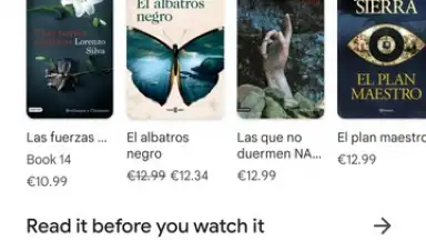 Captura de tela de Google Play Books 3