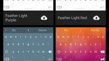 Captura de tela de Microsoft SwiftKey Beta 1
