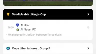 Captura de tela de Betway Scores 1