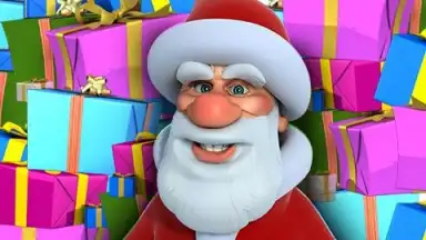 Captura de tela de Talking Santa 3