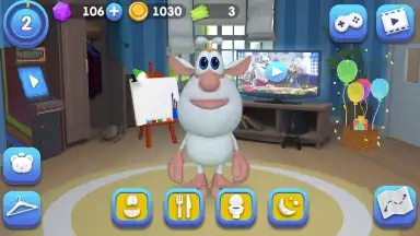 Captura de tela de My talking Booba 7