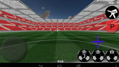 Captura de tela de 3D Soccer 1