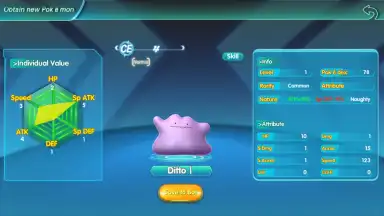 Captura de tela de MonsterSaga Pokemon 1
