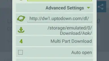 Captura de tela de Download Manager Android 7