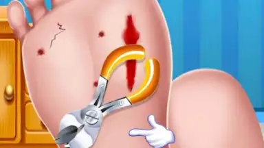 Captura de tela de Foot Surgery Doctor Care 7