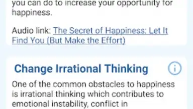 Captura de tela de Cognitive Diary CBT Self-Help 4