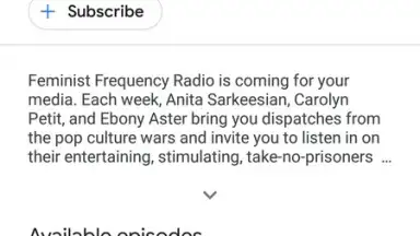 Captura de tela de Google Podcasts 2