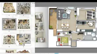 Captura de tela de 3D Home Plans 6