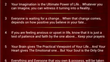 Captura de tela de My Quotes For Life 3