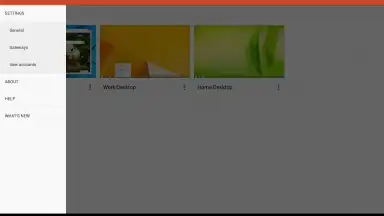 Captura de tela de Microsoft Remote Desktop Beta 6