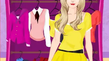 Captura de tela de Princess High School Dress Up 1