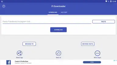Captura de tela de Video Downloader for Facebook & Instagram 2