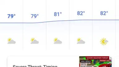 Captura de tela de The Weather Channel 4