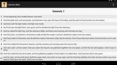 Captura de tela de Catholic Bible 7