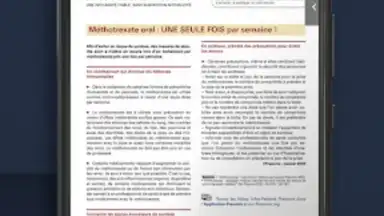 Captura de tela de Application Prescrire 10