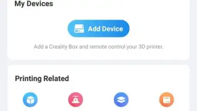 Captura de tela de Creality Cloud 1
