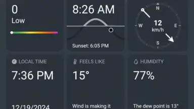 Captura de tela de Real Weather 8