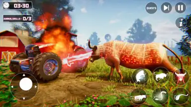 Captura de tela de Scary Cow Simulator Rampage 3
