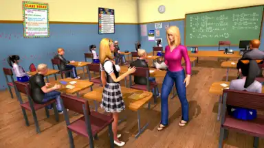 Captura de tela de My High School Games Girl Life 4