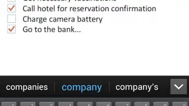 Captura de tela de Microsoft OneNote 3
