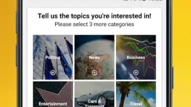 Captura de tela de upday for Samsung 2