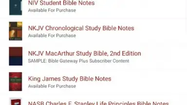 Captura de tela de Bible Gateway 16