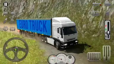 Captura de tela de Euro Truck Driver Truck Games 4