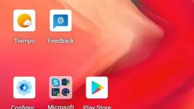 Captura de tela de Microsoft Launcher Preview 1
