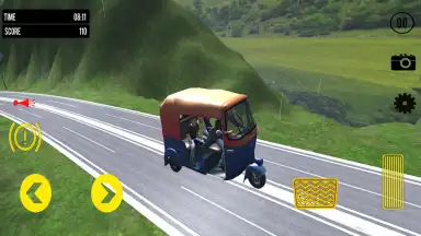 Captura de tela de Autorickshaw Tuktuk Hill Drive 1