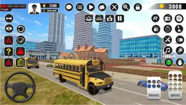 Captura de tela de Offroad School Bus Driver Game 2