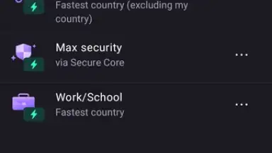 Captura de tela de ProtonVPN 11