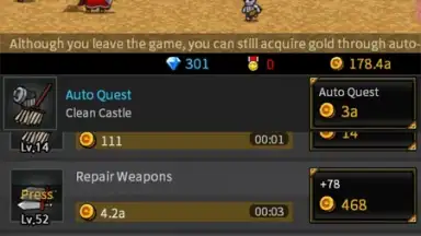 Captura de tela de Endless Frontier 1
